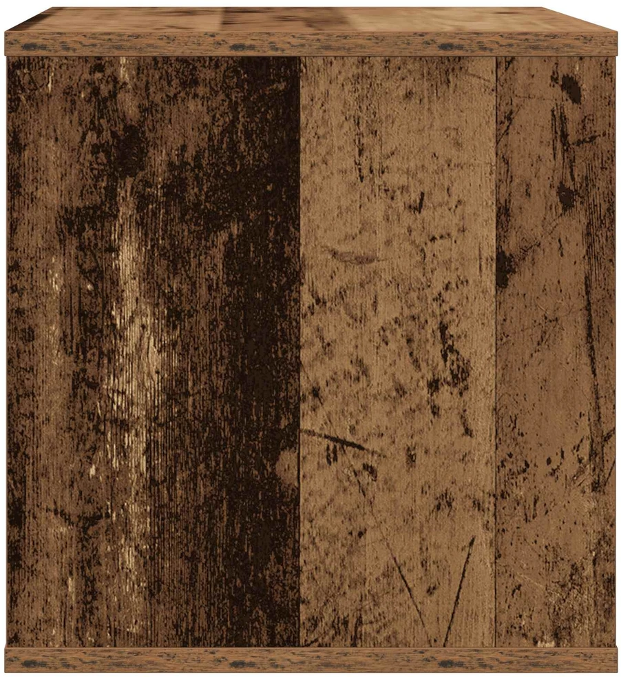 Vinilo albumų dėžė 2 vnt. Ąžuolo mediena 37 x 36,5 x 38 cm