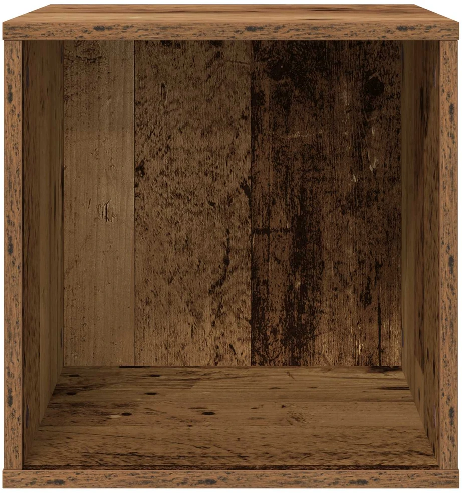 Vinilo albumų dėžė 2 vnt. Ąžuolo mediena 37 x 36,5 x 38 cm