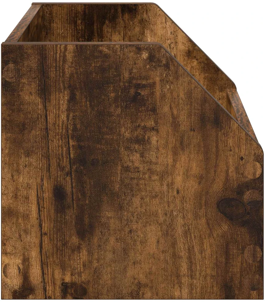 Vinilo albumų dėžė 2 vnt. Dūminio ąžuolo 38 x 30 x 29 cm