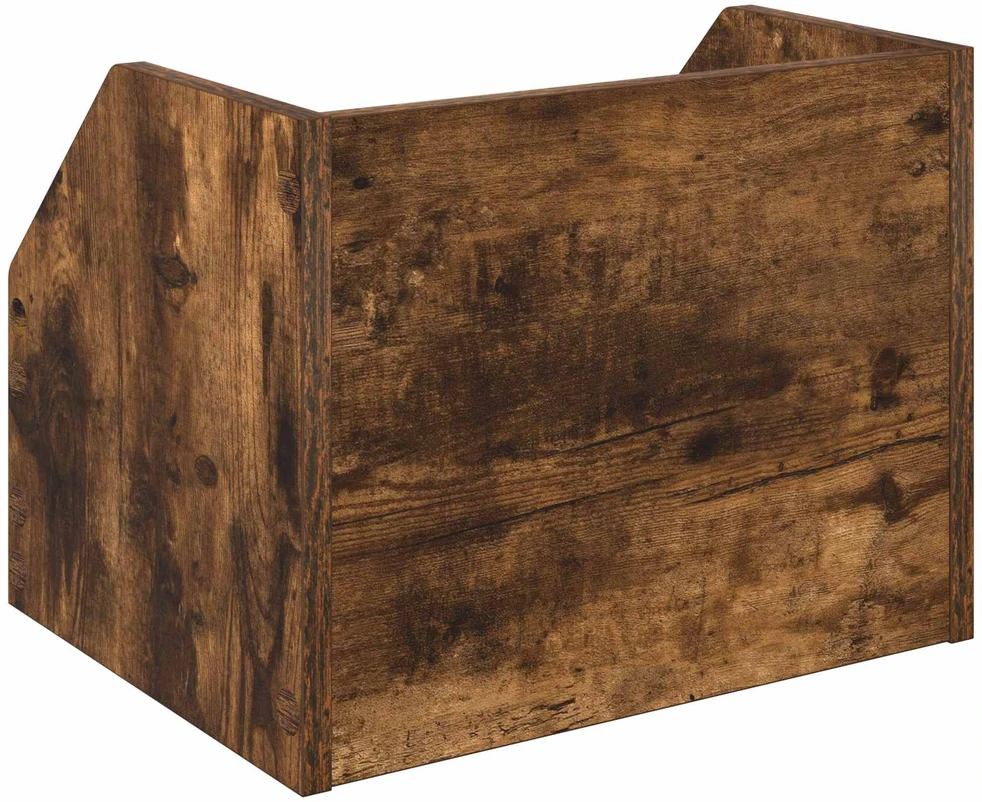 Vinilo albumų dėžė 2 vnt. Dūminio ąžuolo 38 x 30 x 29 cm