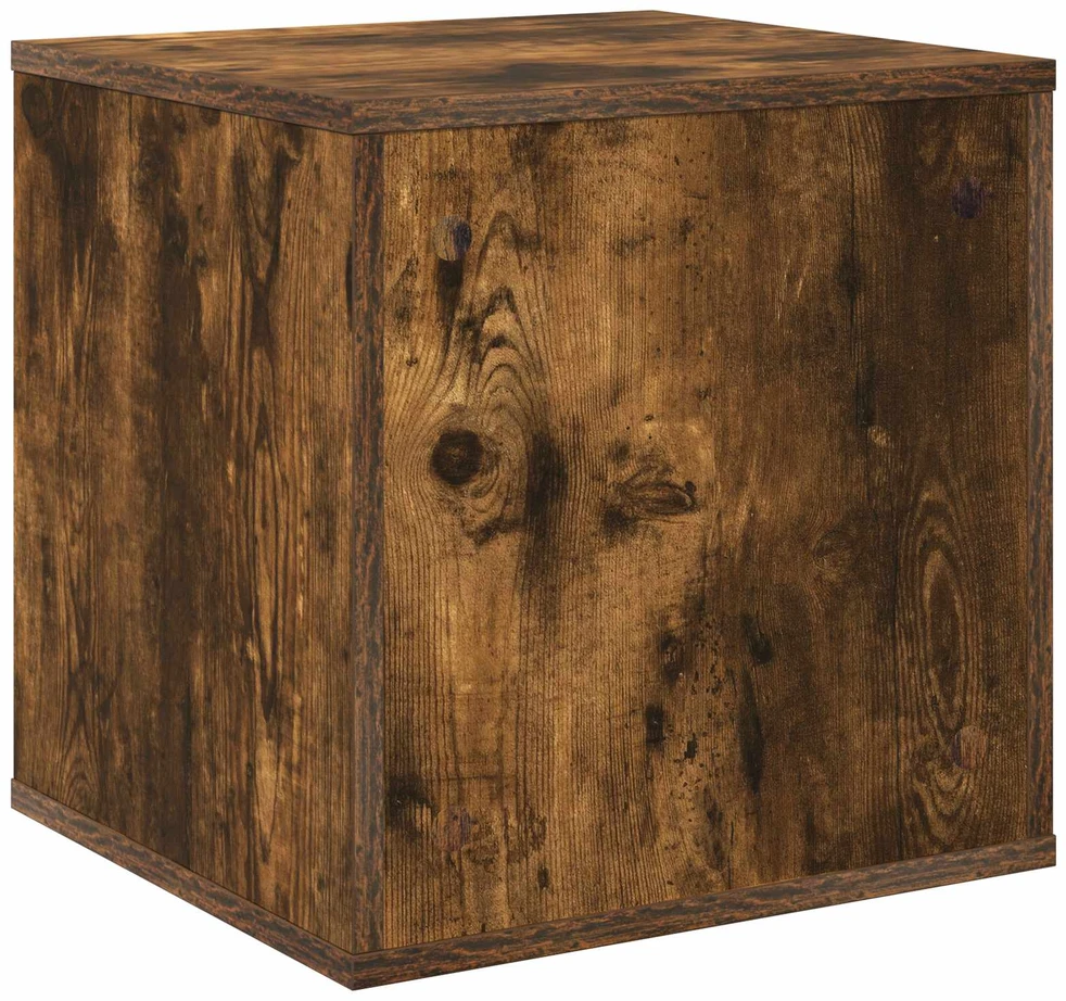 Vinilo albumų dėžė 2 vnt. Dūminio ąžuolo 37 x 36,5 x 38 cm