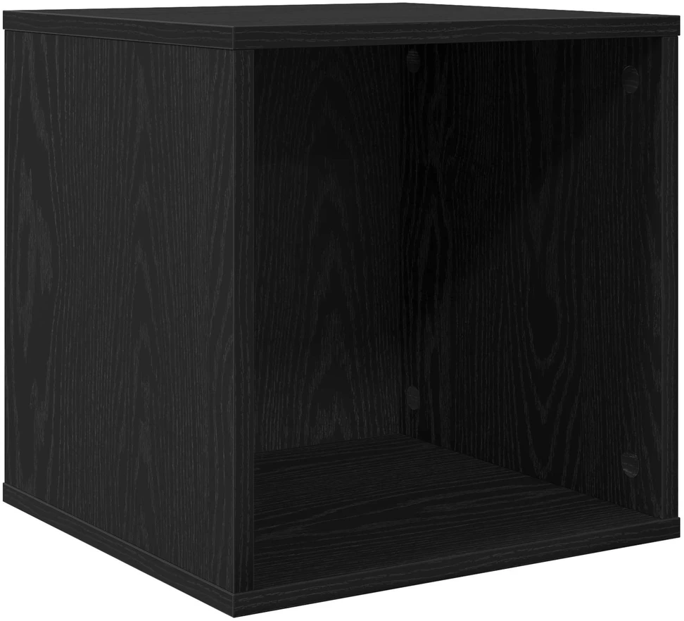 Vinilo albumų dėžė 2 vnt. Juodojo ąžuolo 37 x 36,5 x 38 cm