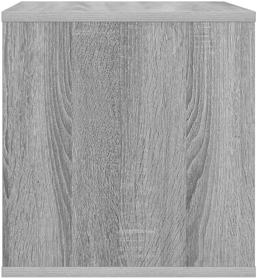 Vinilo albumų dėžė 2 vnt. Pilka Sonoma 37 x 36,5 x 38 cm