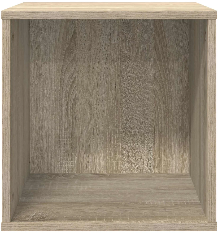 Vinilo albumų dėžė 2 vnt. Sonoma ąžuolas 37 x 36,5 x 38 cm