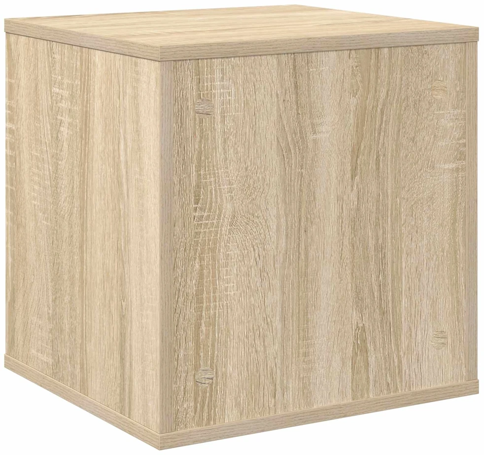 Vinilo albumų dėžė 2 vnt. Sonoma ąžuolas 37 x 36,5 x 38 cm