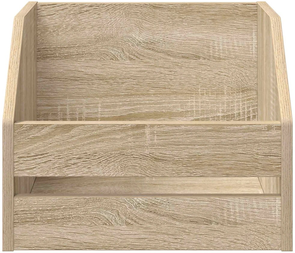 Vinilo albumų dėžė 2 vnt. Sonoma ąžuolas 38 x 30 x 29 cm
