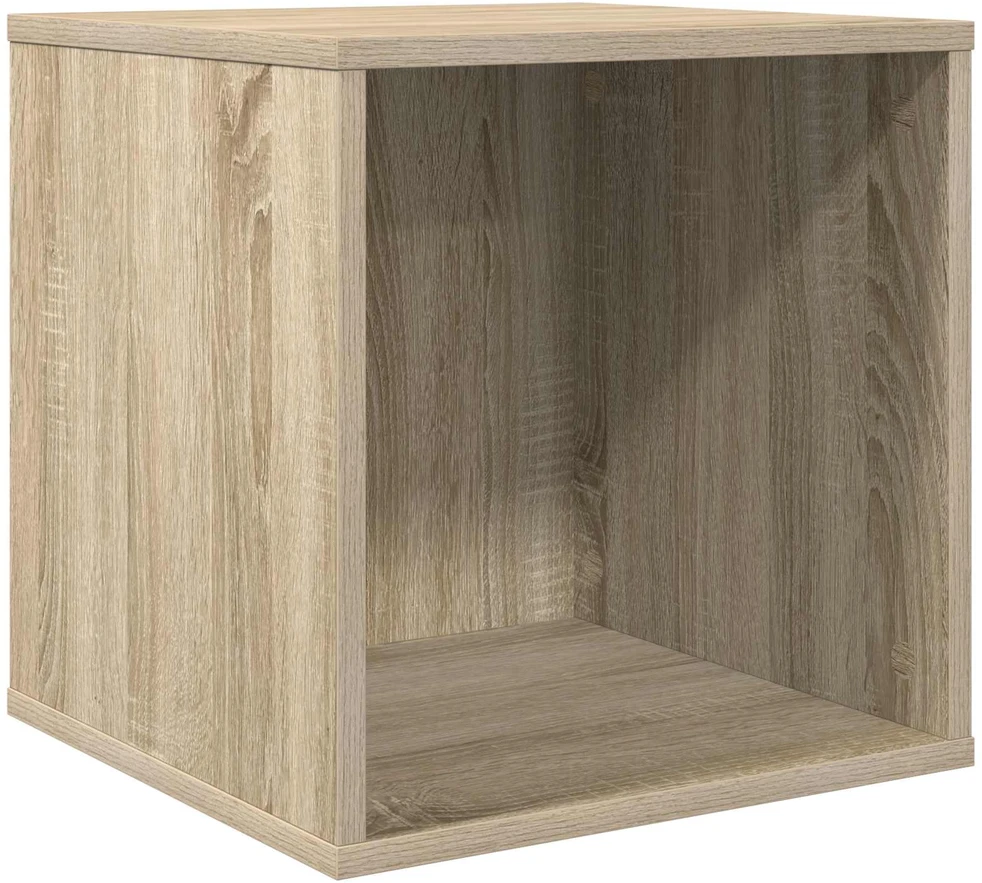 Vinilo albumų dėžė 2 vnt. Sonoma ąžuolas 37 x 36,5 x 38 cm