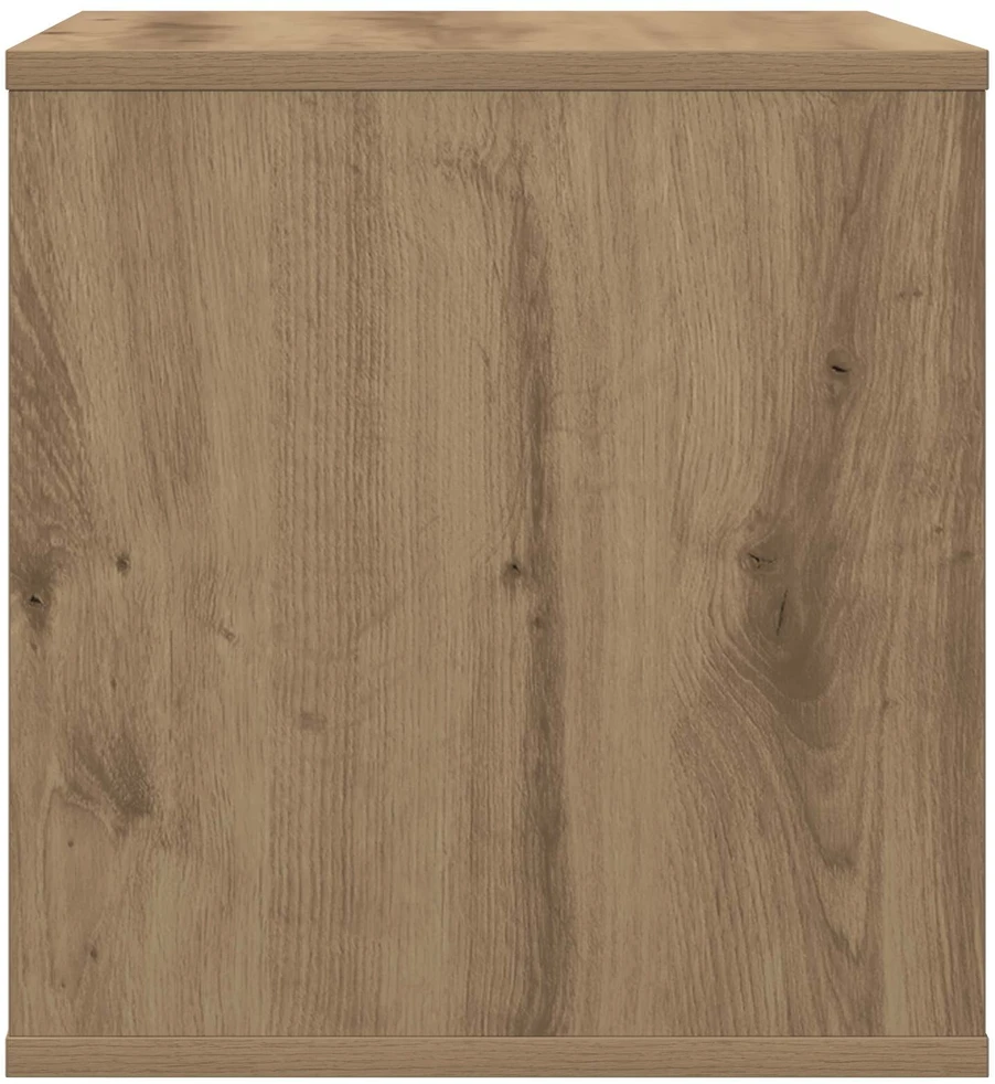 Vinilo albumų dėžė Artisano ąžuolo 37 x 36,5 x 38 cm