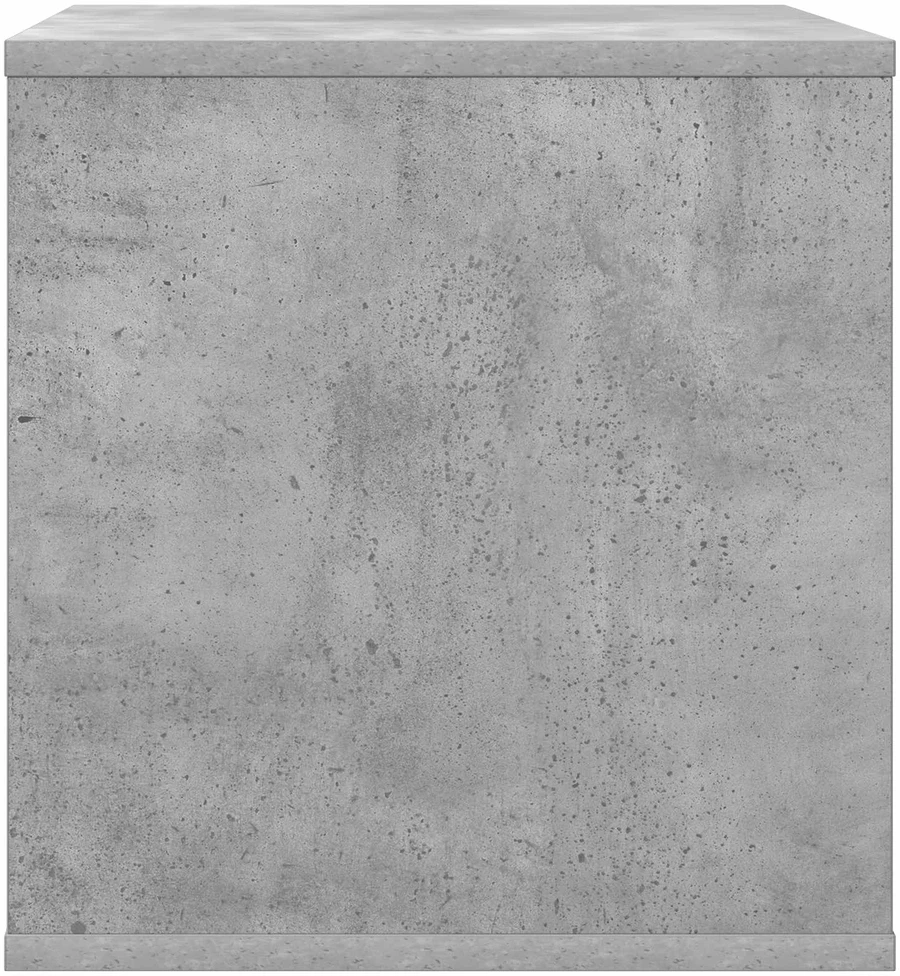 Vinilo albumų dėžė Betono pilka 37 x 36,5 x 38 cm
