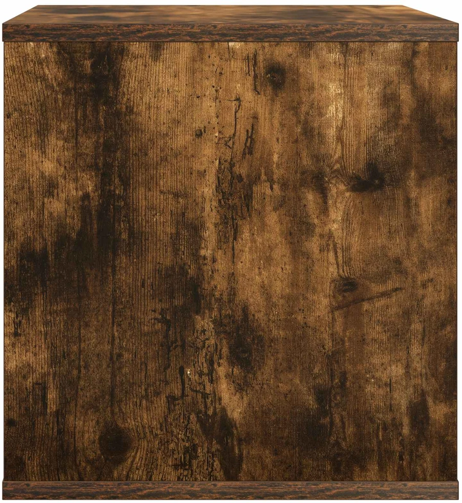 Vinilo albumų dėžė Dūminio ąžuolo 37 x 36,5 x 38 cm