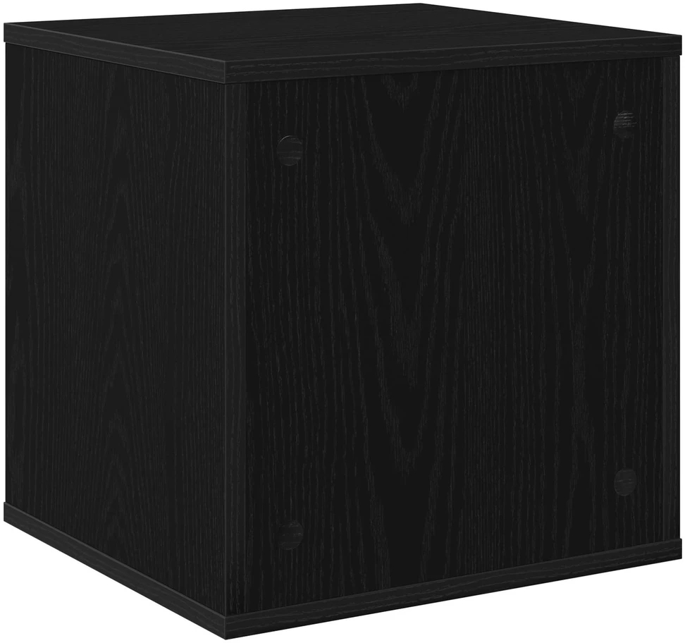Vinilo albumų dėžė Juodojo ąžuolo 37 x 36,5 x 38 cm