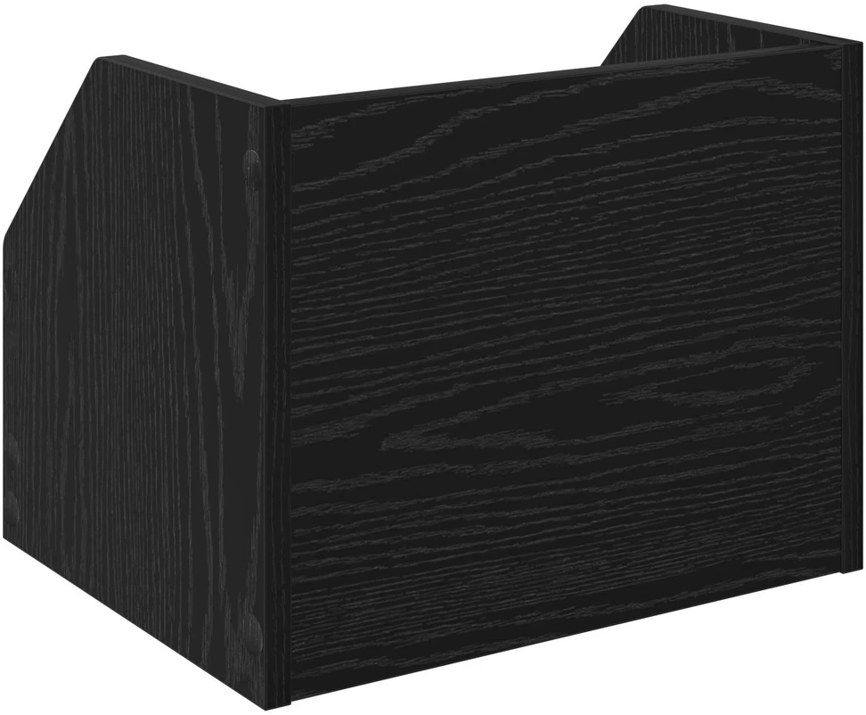 Vinilo albumų dėžė Juodojo ąžuolo 38 x 30 x 29 cm