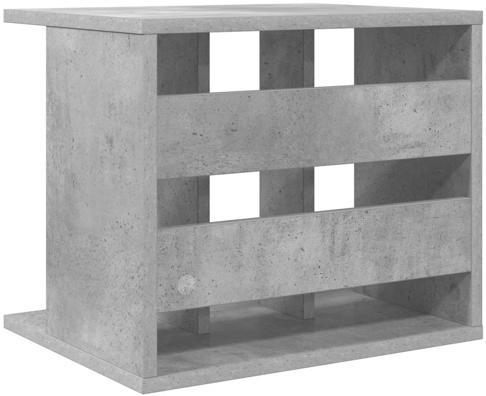Vinilo įrašų saugojimas Betono pilka 42 x 33 x 36 cm