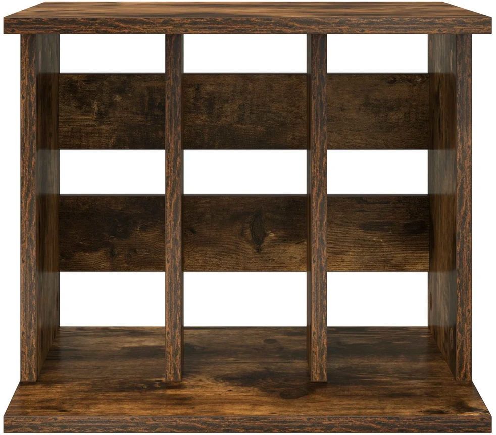 Vinilo įrašų saugojimas Dūminio ąžuolo 42 x 33 x 36 cm