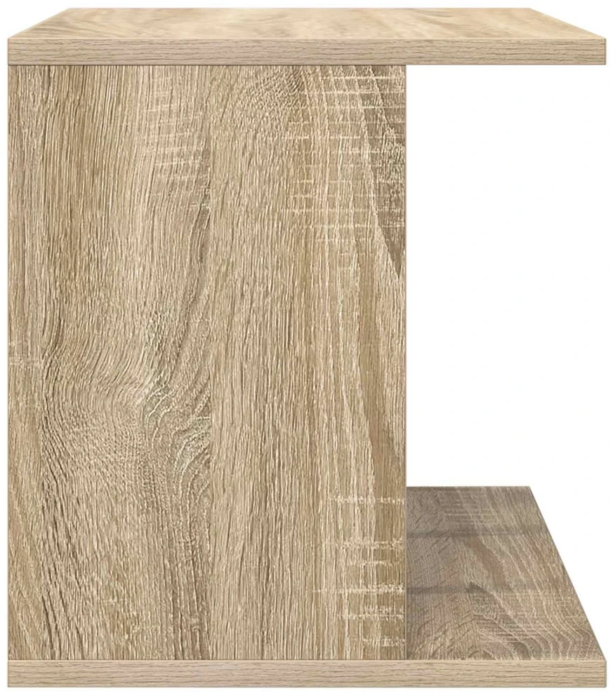 Vinilo įrašų saugojimas Sonoma ąžuolas 42 x 33 x 36 cm