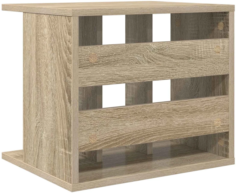 Vinilo įrašų saugojimas Sonoma ąžuolas 42 x 33 x 36 cm