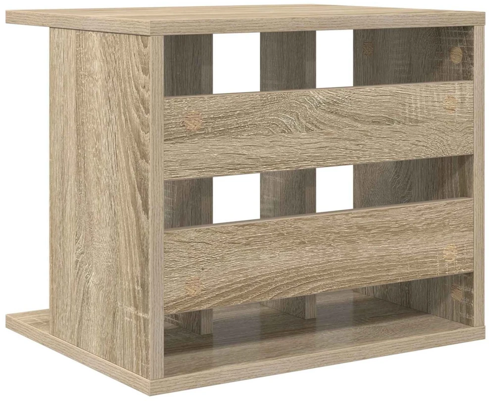 Vinilo įrašų saugojimas Sonoma ąžuolas 42 x 33 x 36 cm
