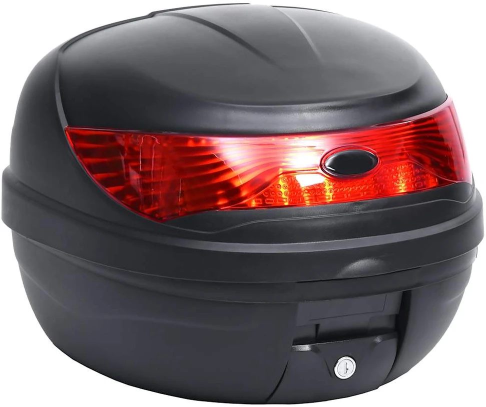 Viršuje tvirtinamas dėklas vienam motociklo šalmui, 35l