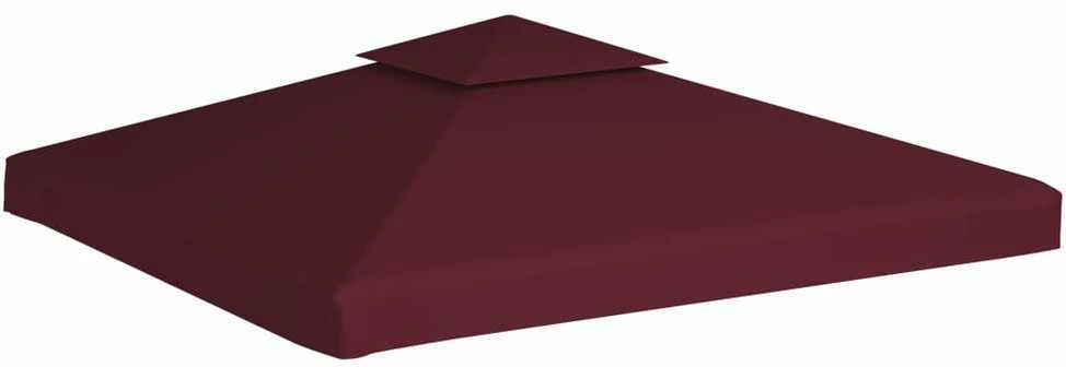 Viršutinis pavėsinės uždangalas, 2 aukštų, bordo, 310g/m², 3x3m