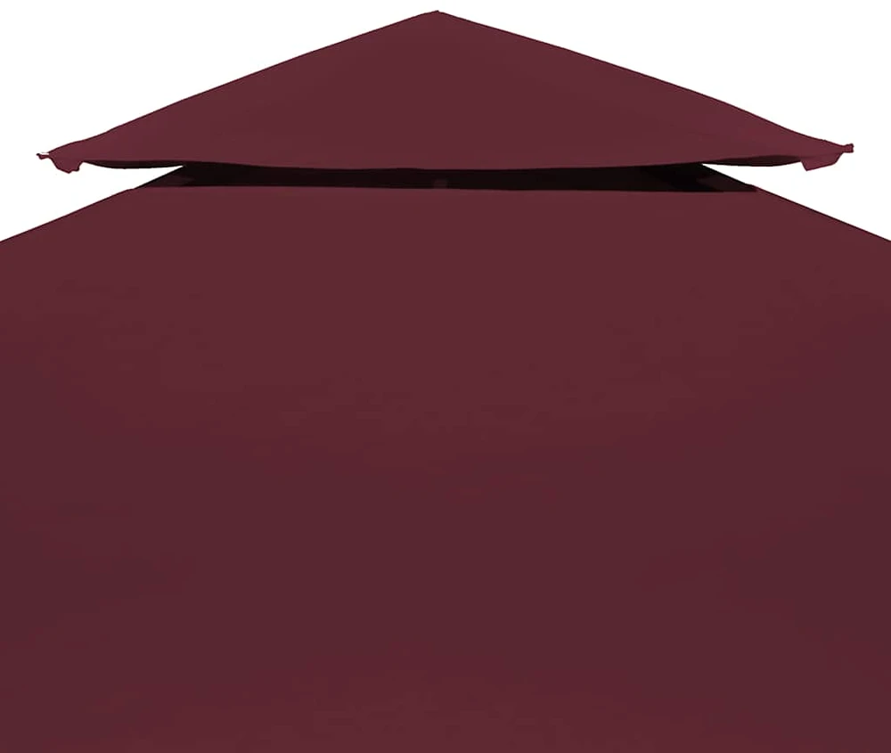 Viršutinis pavėsinės uždangalas, 2 aukštų, bordo, 310g/m², 3x3m