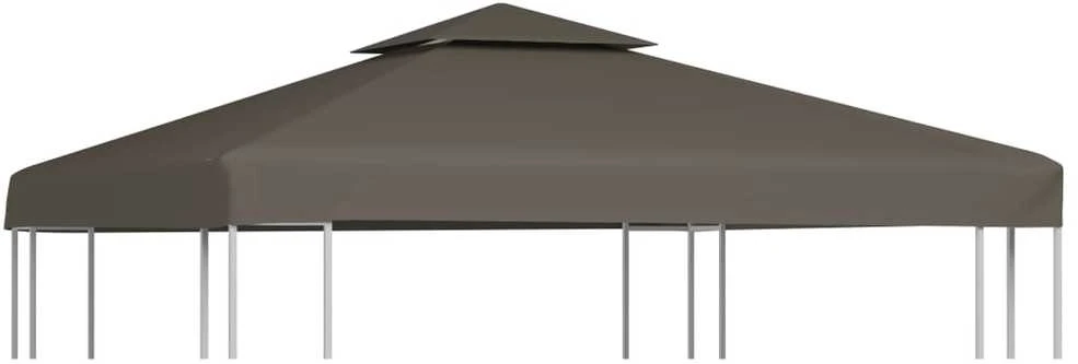 Viršutinis pavėsinės uždangalas, 2 aukštų, taupe, 310g/m², 3x3m