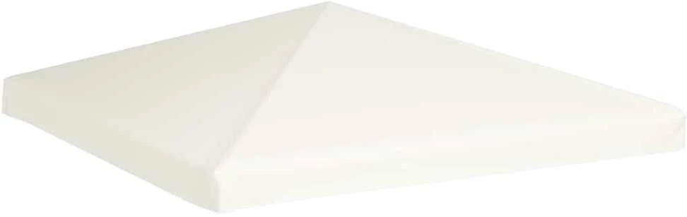 Viršutinis pavėsinės uždangalas, 310 g/m², 3x3m, baltas