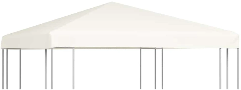 Viršutinis pavėsinės uždangalas, 310 g/m², 3x3m, baltas