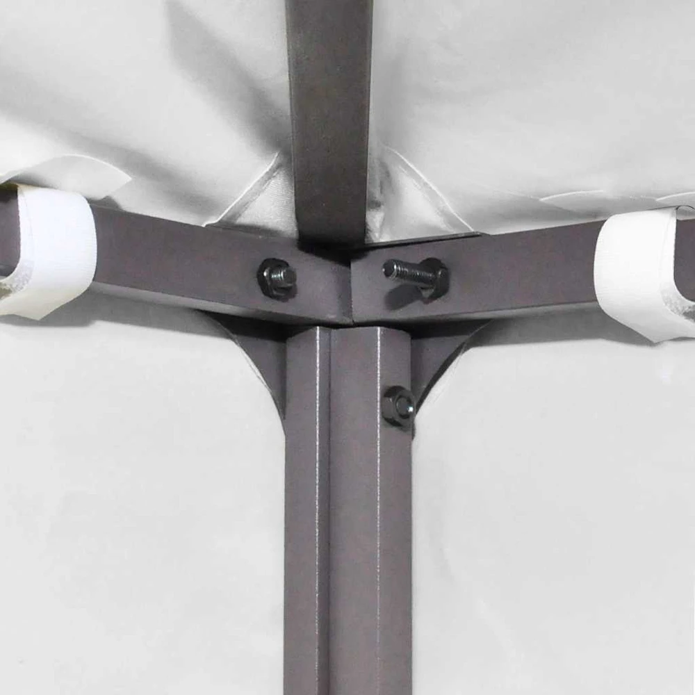 Viršutinis pavėsinės uždangalas, baltos spalvos, 3x3m, 270 g/m²