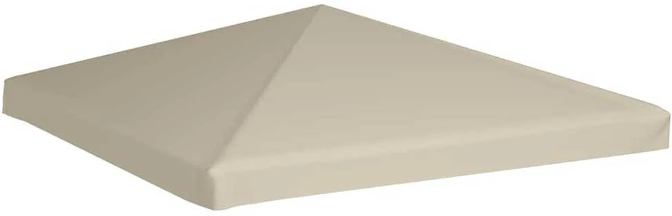 Viršutinis pavėsinės uždangalas, kreminis, 310g/m², 3x3m