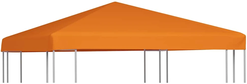 Viršutinis pavėsinės uždangalas, oranžinis, 310 g/m², 3x3m