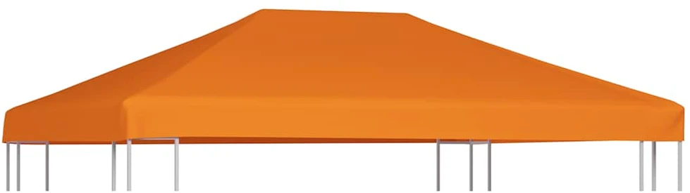 Viršutinis pavėsinės uždangalas, oranžinis, 310 g/m², 4x3m