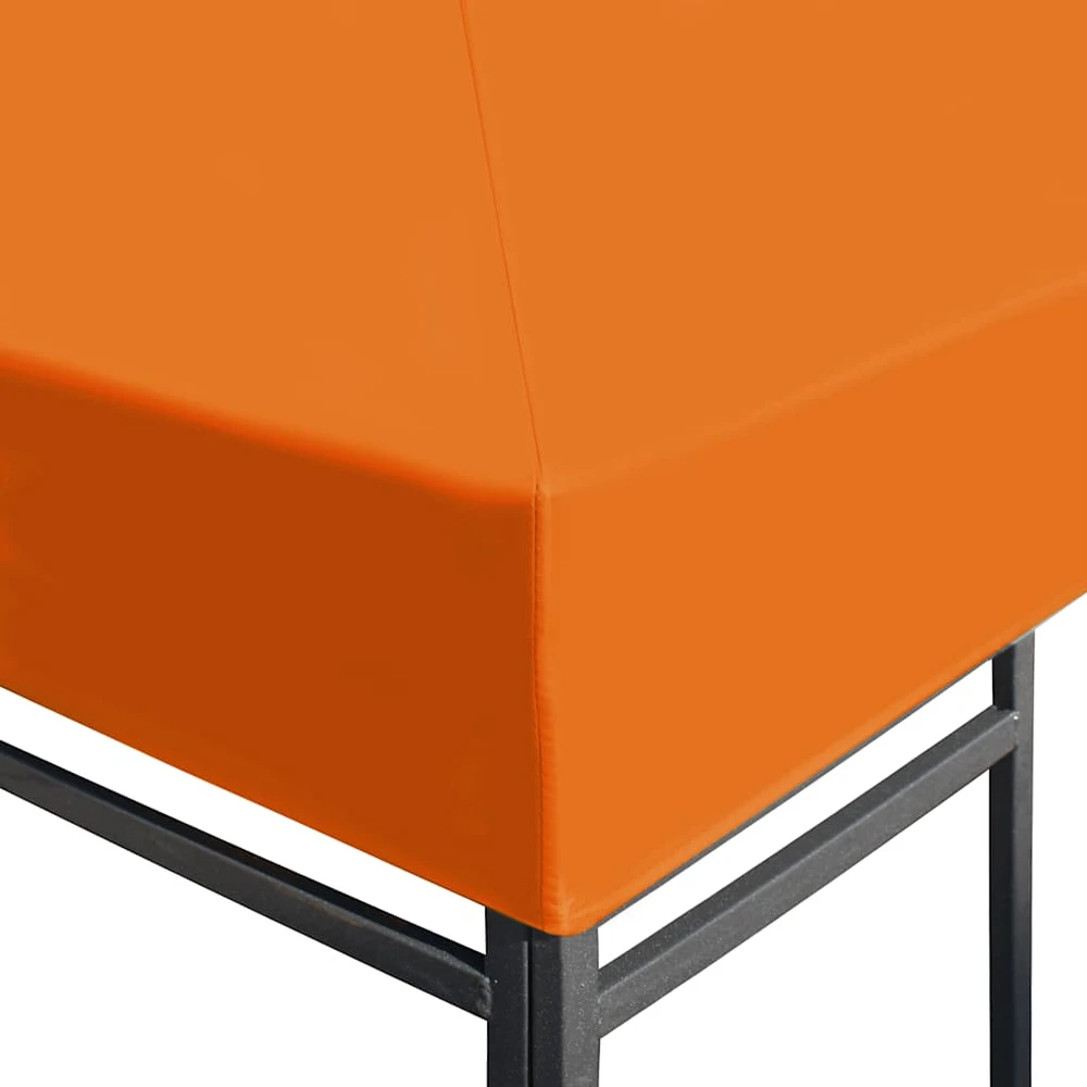 Viršutinis pavėsinės uždangalas, oranžinis, 310 g/m², 4x3m