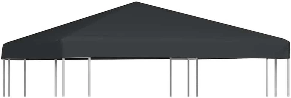 Viršutinis pavėsinės uždangalas, pilkas, 310 g/m², 3x3m