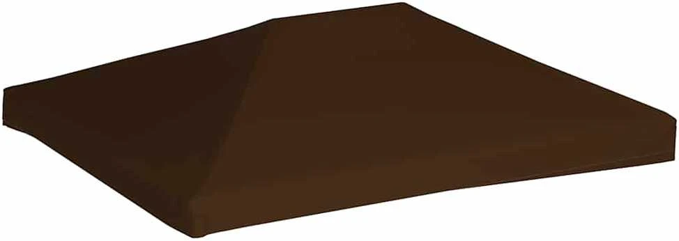 Viršutinis pavėsinės uždangalas, rudas, 3x4m, 310 g/m²