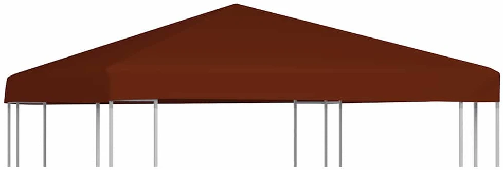 Viršutinis pavėsinės uždangalas, terakota, 3x3m, 310 g/m²