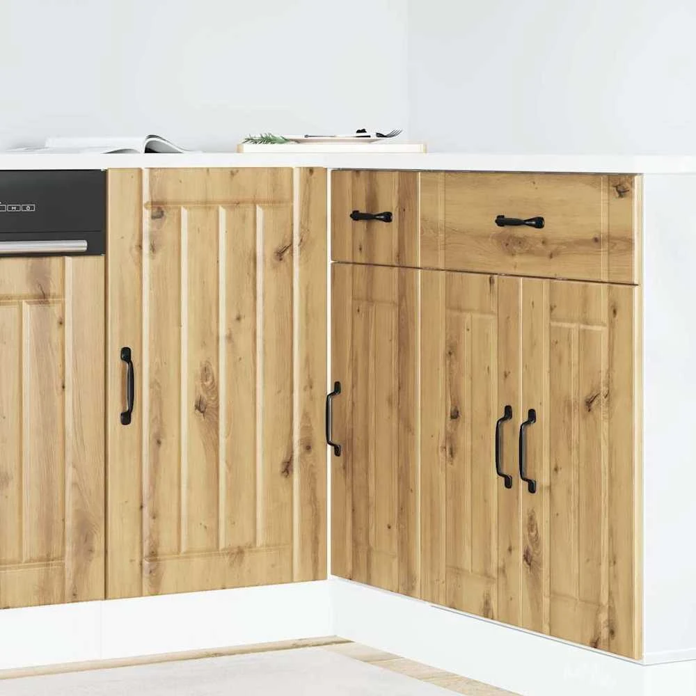 virtuvės apatinė spintelė "Lucca" Artisan Oak Engineered Wood