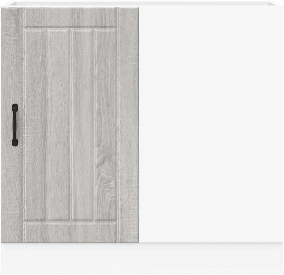 virtuvės apatinė spintelė Lucca Pilka Sonoma Engineered Wood