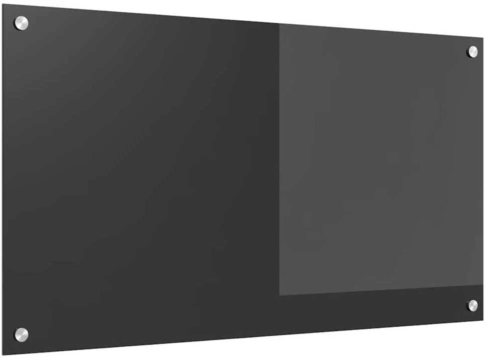 Virtuvės atbraila Tamsiai pilka 90 x 50 cm grūdintas stiklas