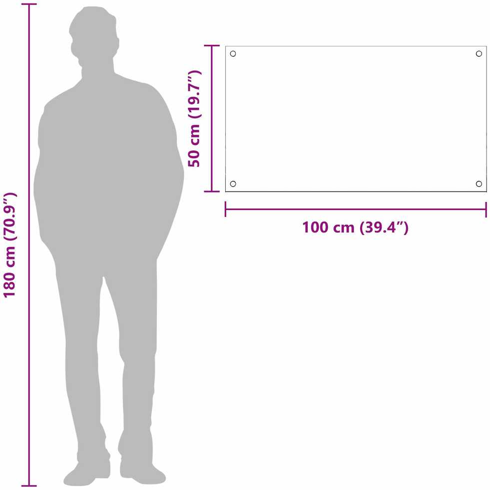 Virtuvės atbraila Šviesiai pilka 100 x 50 cm grūdintas stiklas