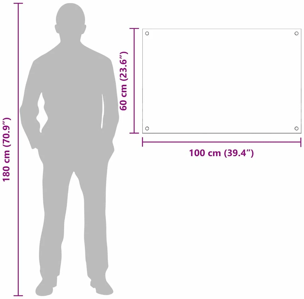 Virtuvės atbraila 2 vnt. Balta 100 x 60 cm grūdintas stiklas