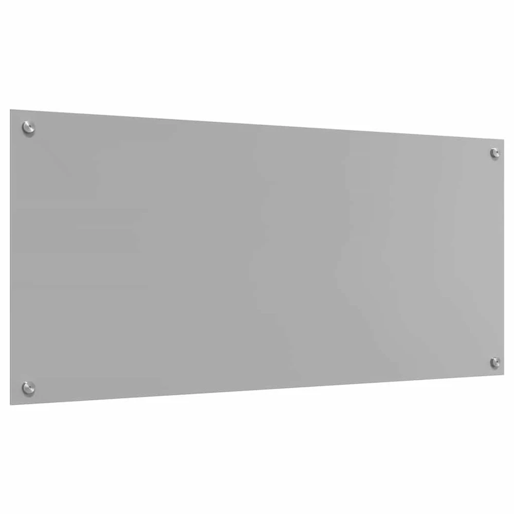 Virtuvės atbraila Šviesiai pilka 110 x 50 cm grūdintas stiklas