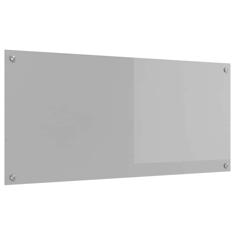 Virtuvės atbraila Šviesiai pilka 110 x 50 cm grūdintas stiklas