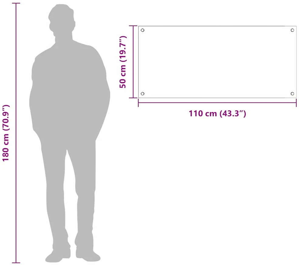 Virtuvės atbraila Šviesiai pilka 110 x 50 cm grūdintas stiklas