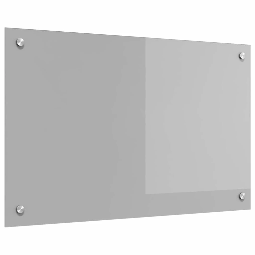 Virtuvės atbraila Šviesiai pilka 80 x 50 cm grūdintas stiklas