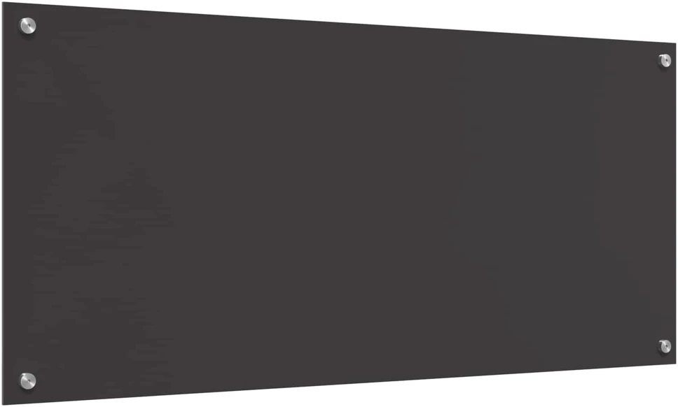 Virtuvės atbraila Tamsiai pilka 110 x 50 cm grūdintas stiklas