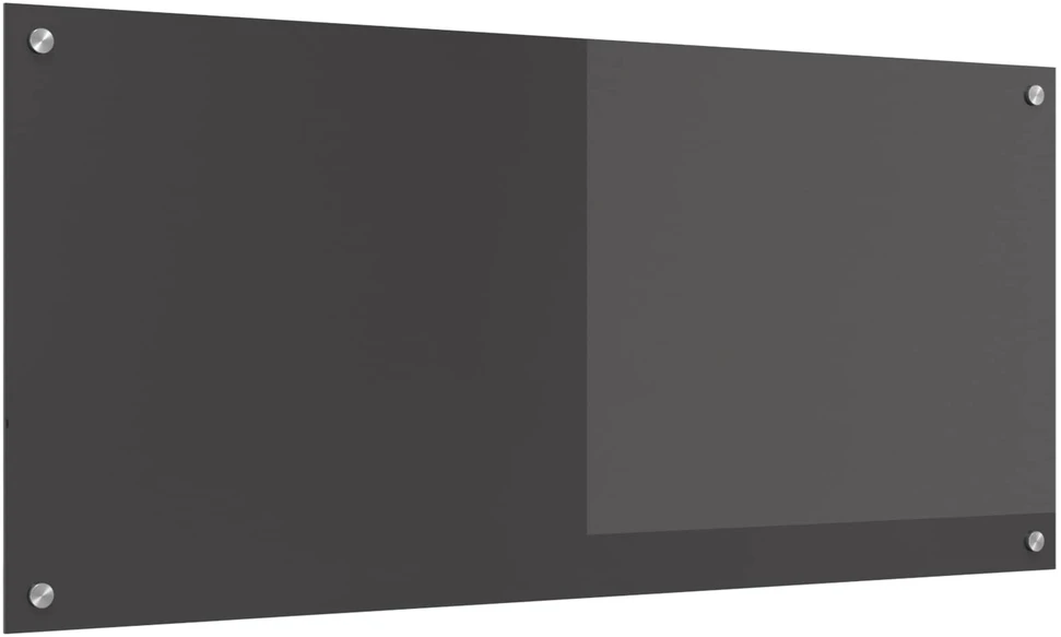 Virtuvės atbraila Tamsiai pilka 110 x 50 cm grūdintas stiklas