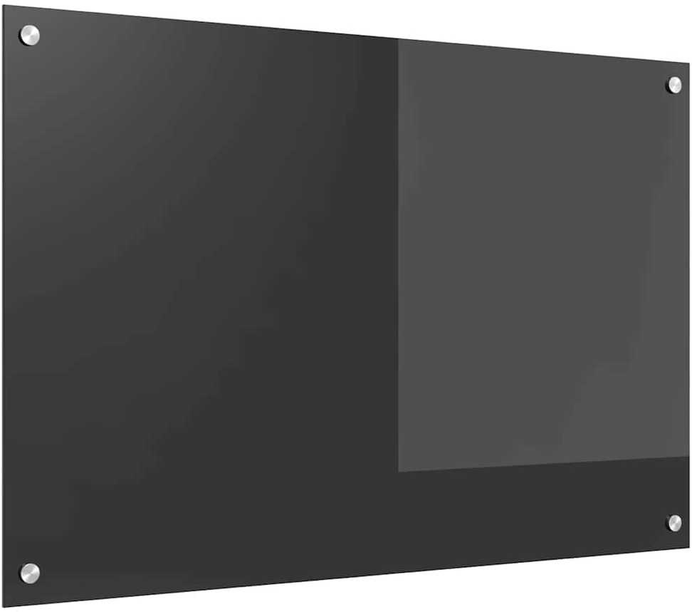Virtuvės atbraila Tamsiai pilka 90 x 60 cm grūdintas stiklas