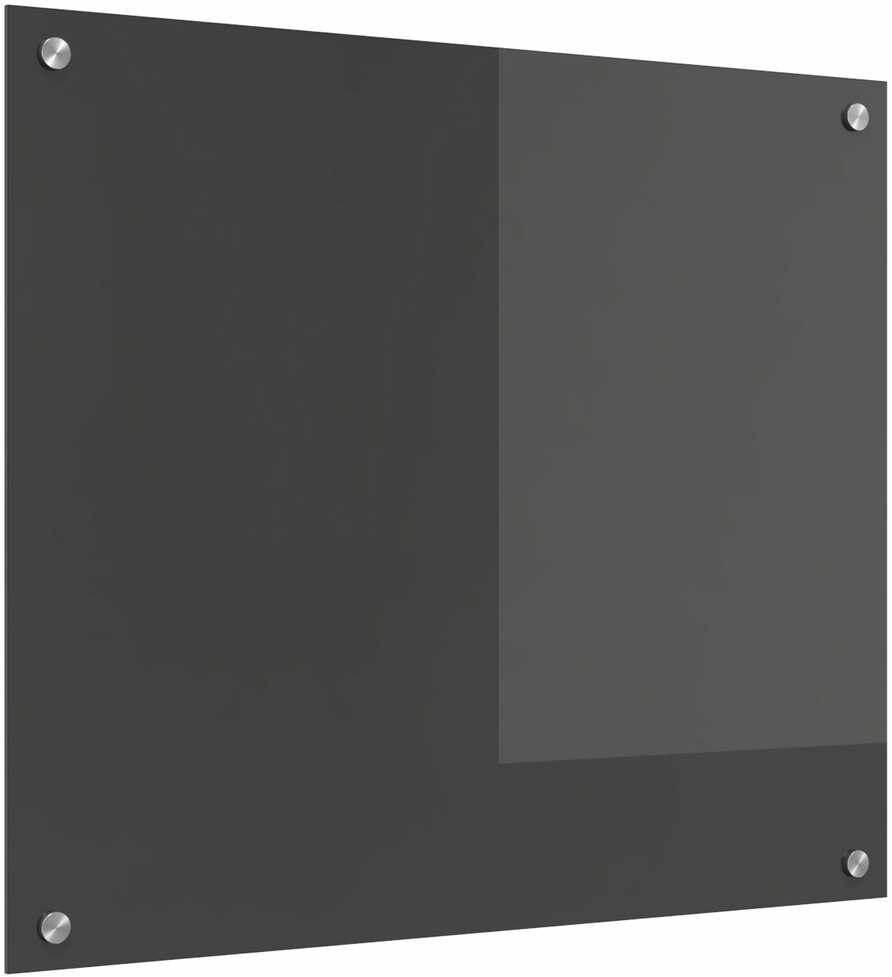 Virtuvės atbraila Tamsiai pilka 70 x 60 cm grūdintas stiklas