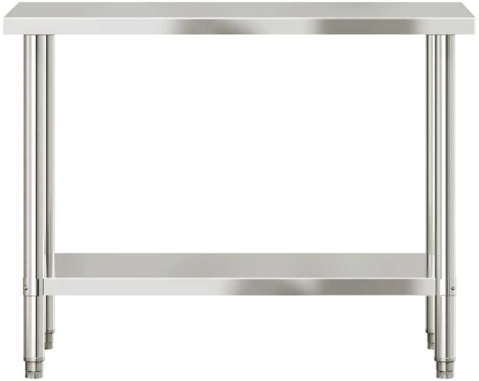 Virtuvės darbastalis, 110x55x85cm, nerūdijantis plienas