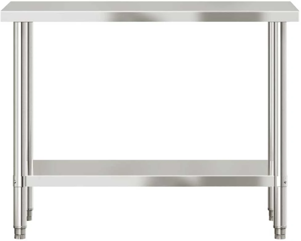 Virtuvės darbastalis, 110x55x85cm, nerūdijantis plienas